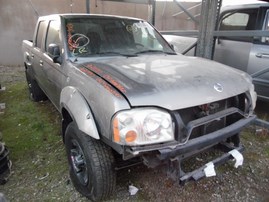 2004 NISSAN FRONTIER XE BROWN CREW CAB 3.3L AT 2WD A17717